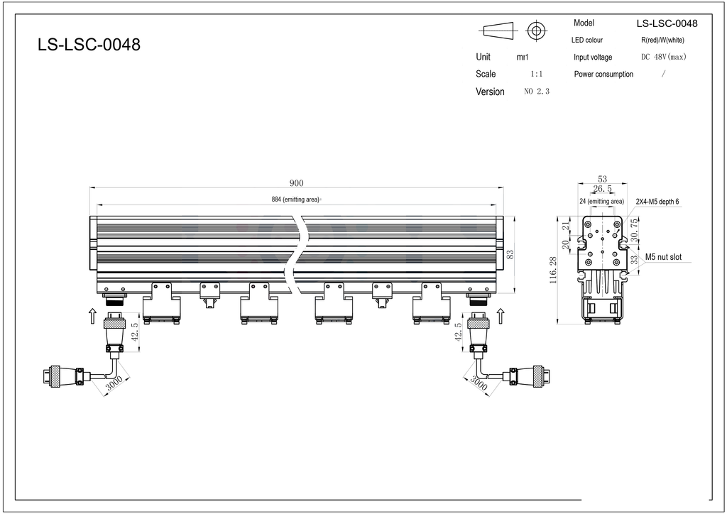 LS-LSC-0048 dimensions (mm)