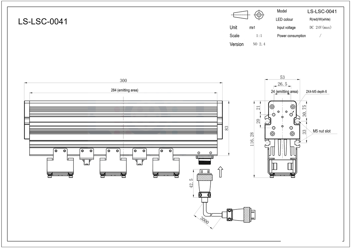 LS-LSC-0041 dimensions (mm)