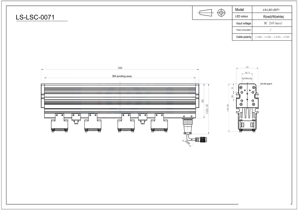 LS-LSC-0071 dimensions (mm)