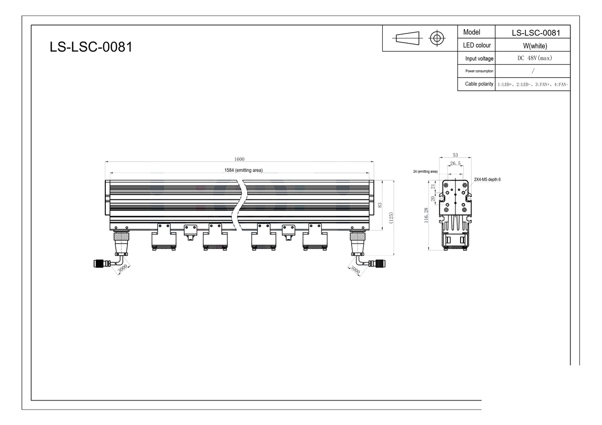 LS-LSC-0081 dimensions (mm)