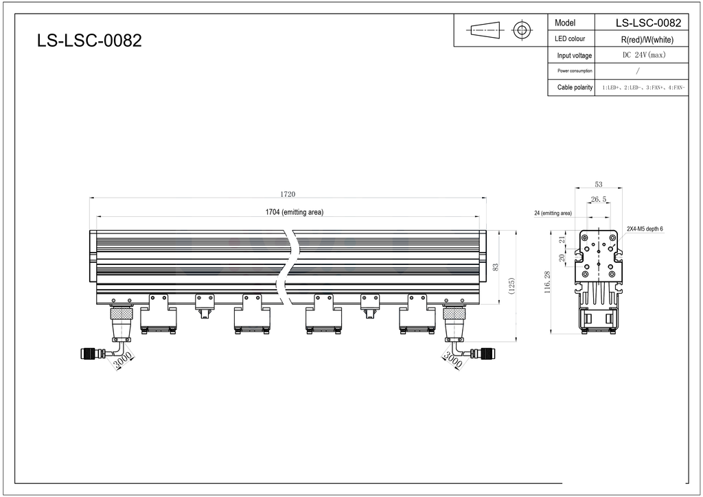 LS-LSC-0082 dimensions (mm)