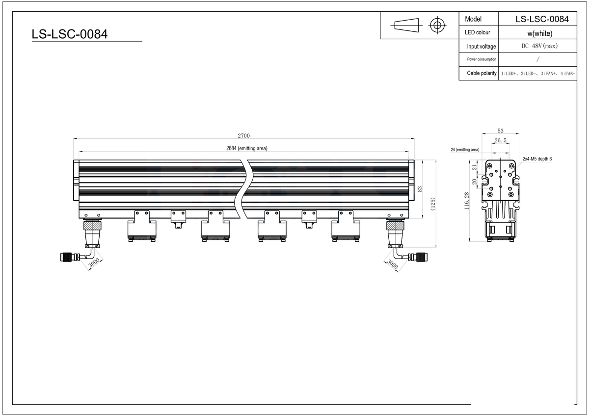 LS-LSC-0084 dimensions (mm)