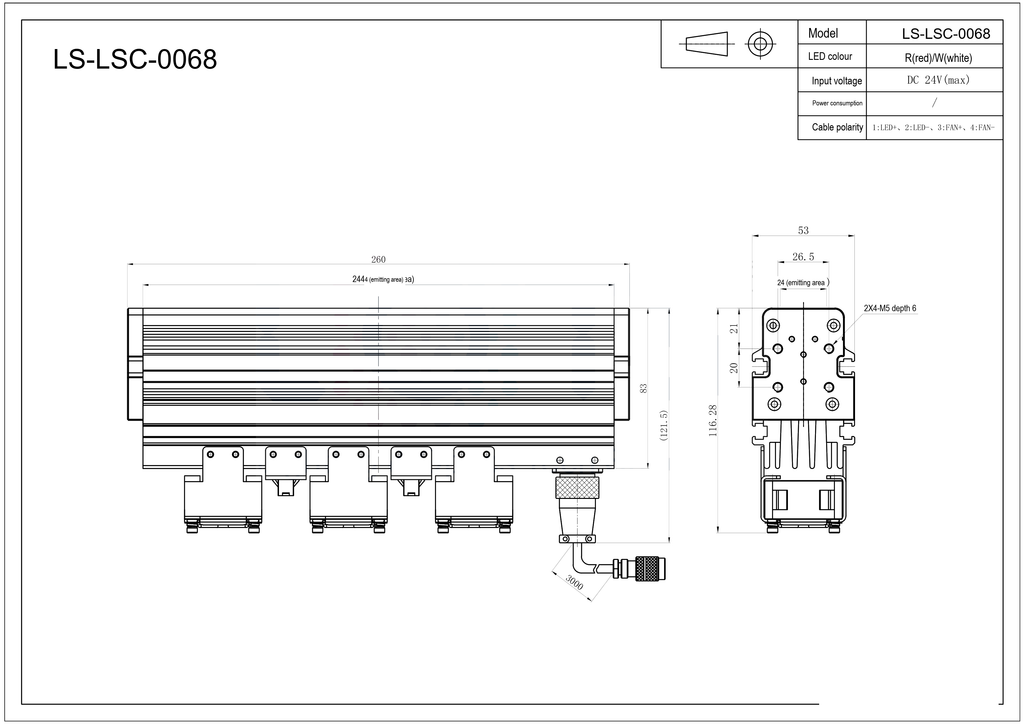 LS-LSC-0068 dimensions (mm)