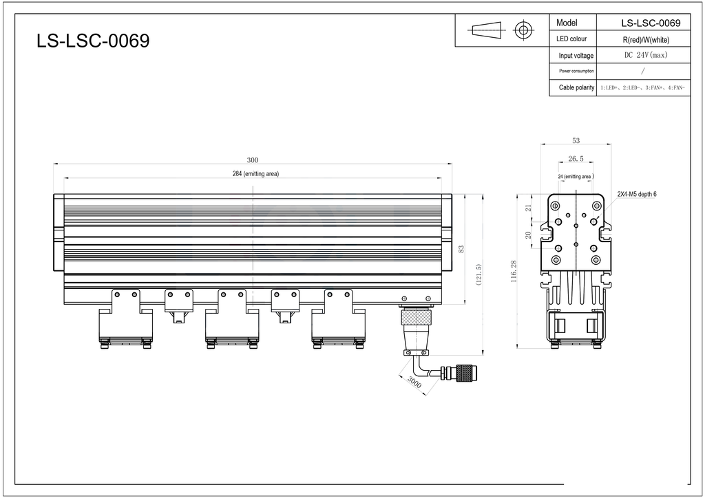 LS-LSC-0069 dimensions (mm)