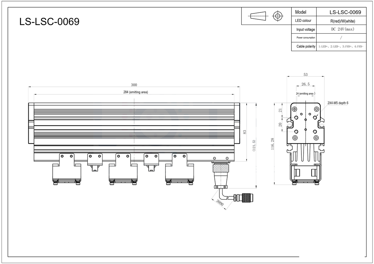 LS-LSC-0069 dimensions (mm)