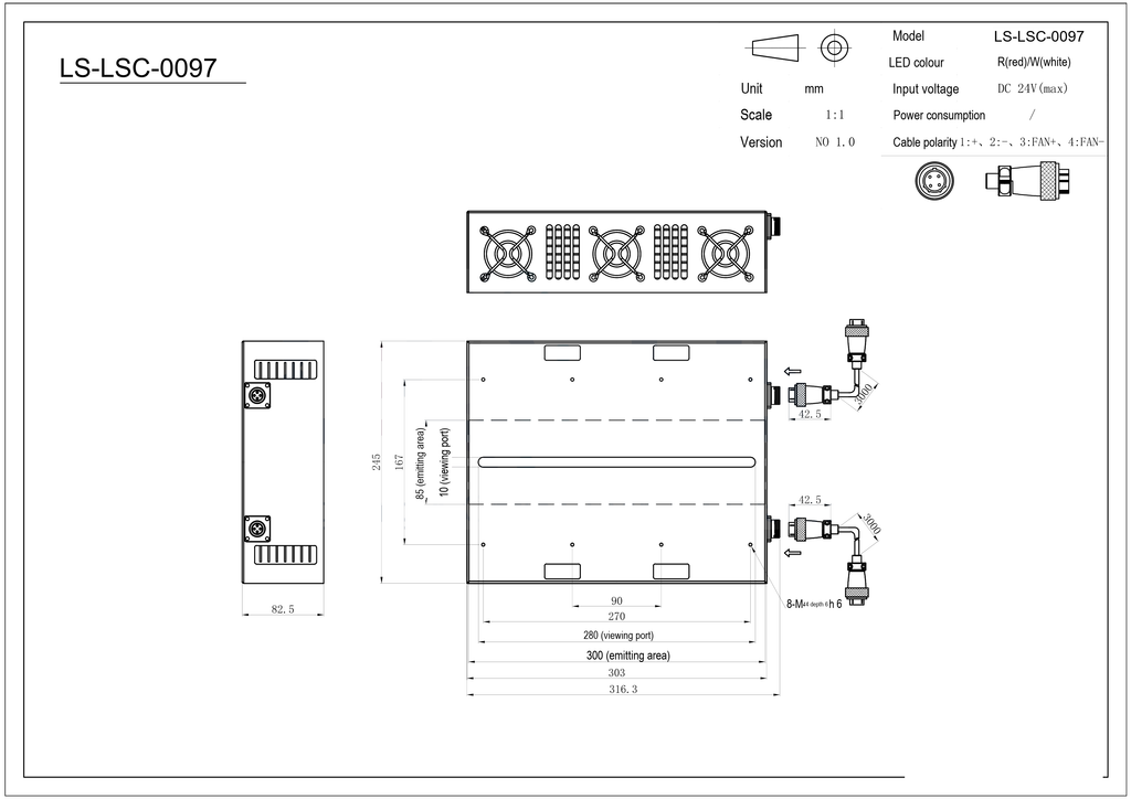 LS-LSC-0097 dimensions (mm)