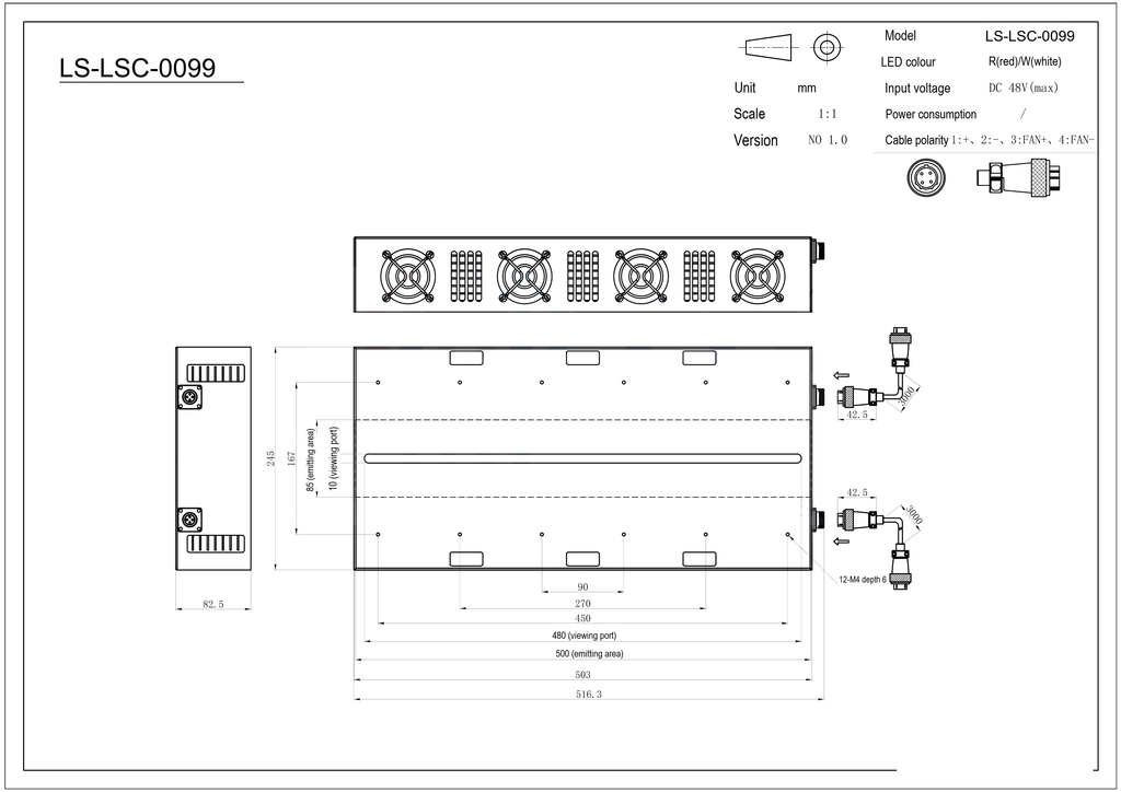 LS-LSC-0099 dimensions (mm)