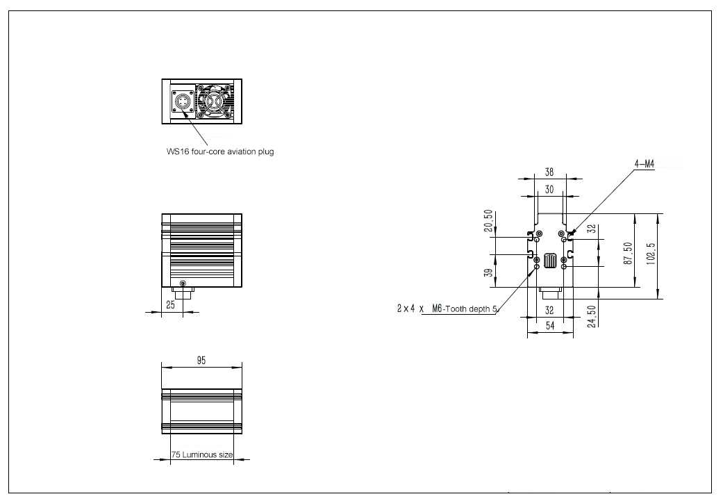 LS-LSC-0119 dimensions (mm)
