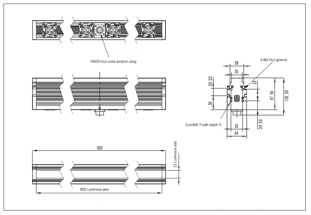LS-LSC-0126 dimensions (mm)