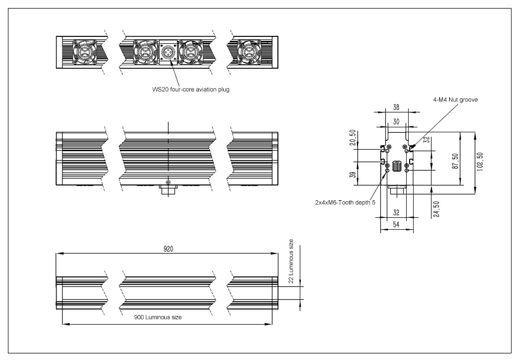 LS-LSC-0130 dimensions (mm)