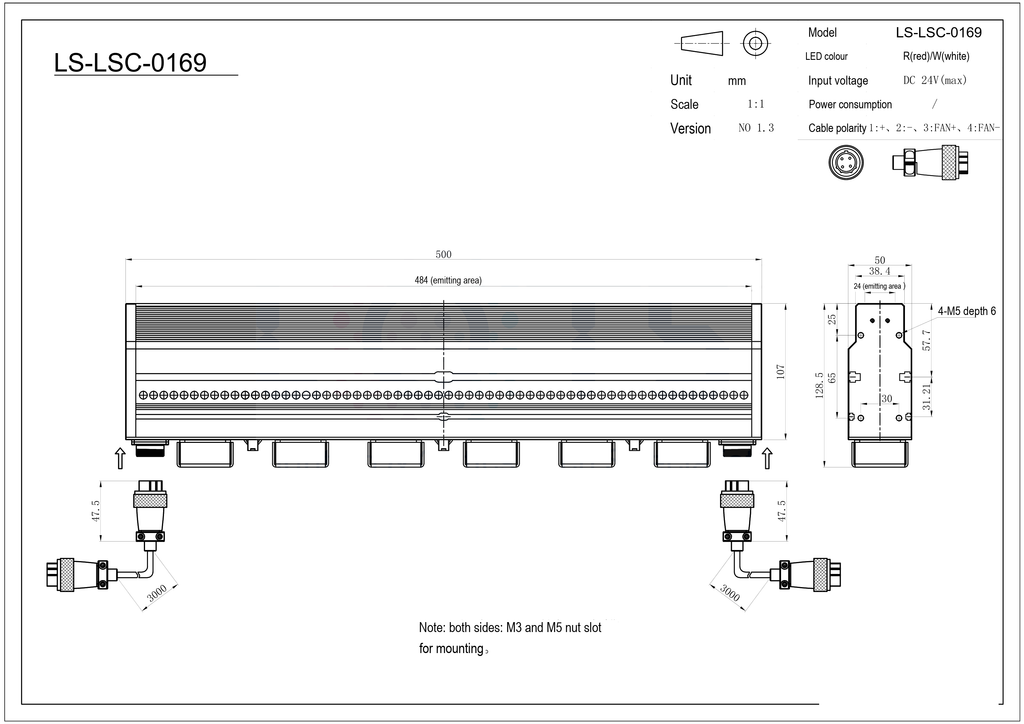 LS-LSC-0169 dimensions (mm)