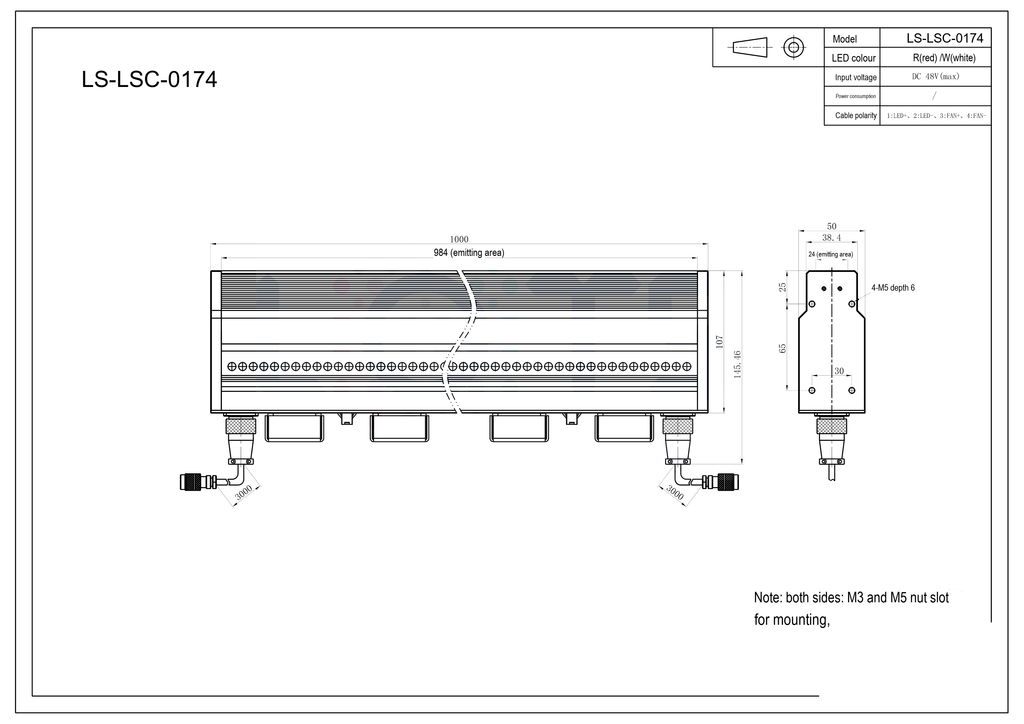LS-LSC-0174 dimensions (mm)