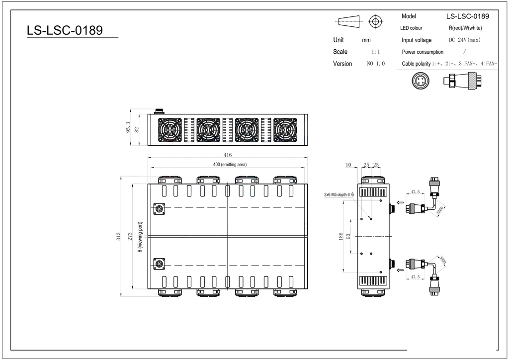 LS-LSC-0189 dimensions (mm)