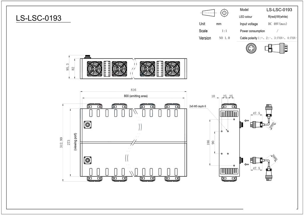 LS-LSC-0193 dimensions (mm)