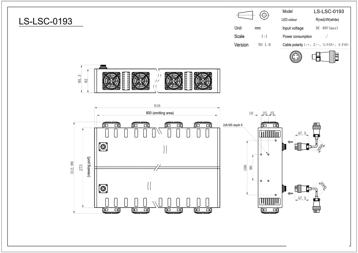 LS-LSC-0193 dimensions (mm)