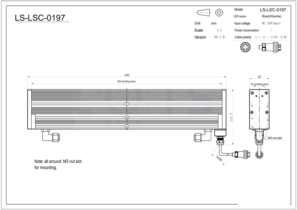 LS-LSC-0197 dimensions (mm)