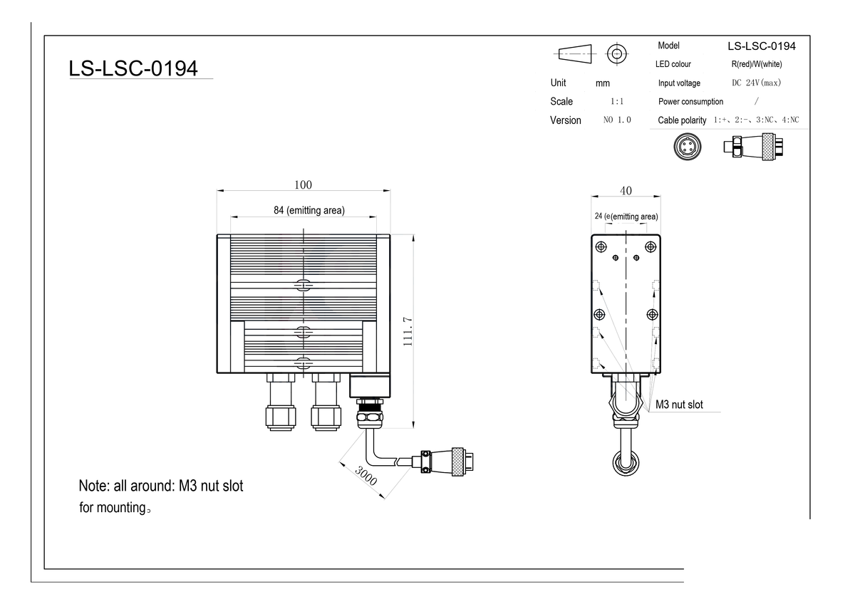 LS-LSC-0194 dimensions (mm)