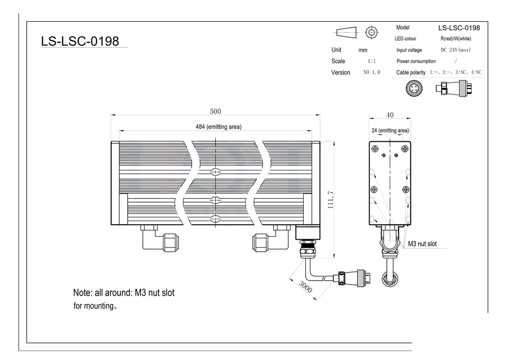 LS-LSC-0198 dimensions (mm)