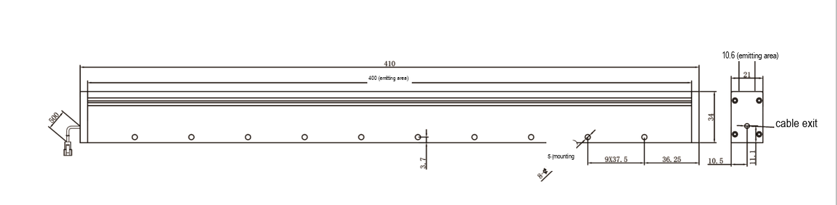 LS-LSC-0372 dimensions (mm)