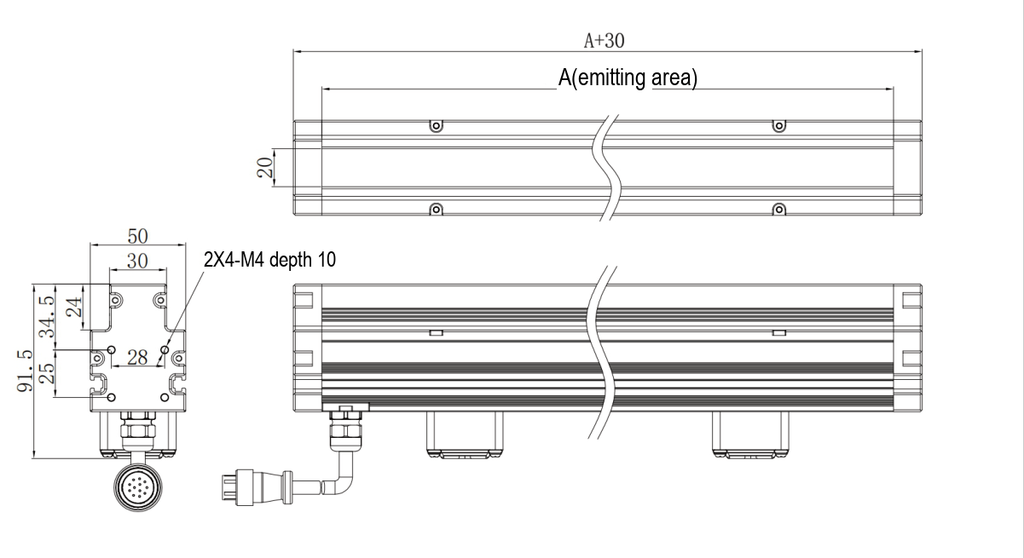 LS-LSC-0503 dimensions (mm)