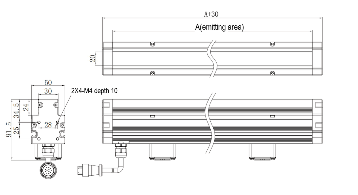 LS-LSC-0503 dimensions (mm)