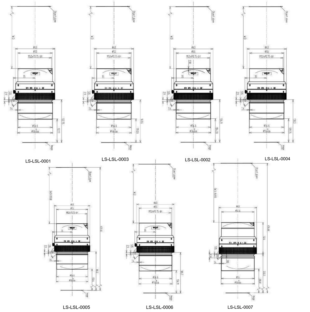 LS-LSL-0001 dimensions (mm)