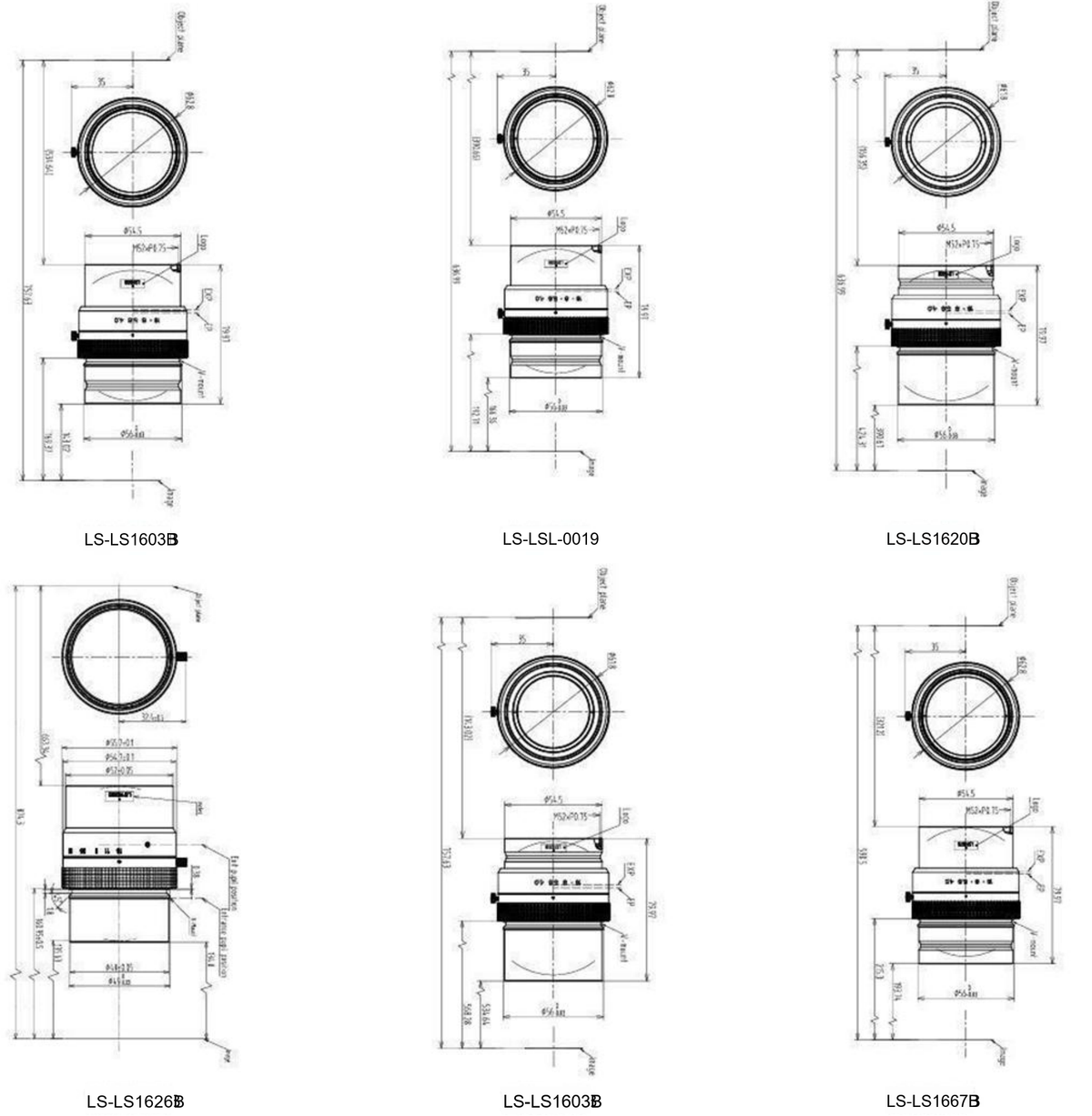 LS-LSL-0019 dimensions (mm)