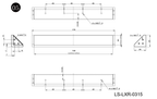 LS-LXR-0315 dimensions (mm)