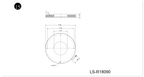 LS-R18090 dimensions (mm)