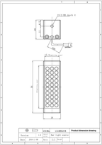 LS-BAR-0924 dimensions (mm)
