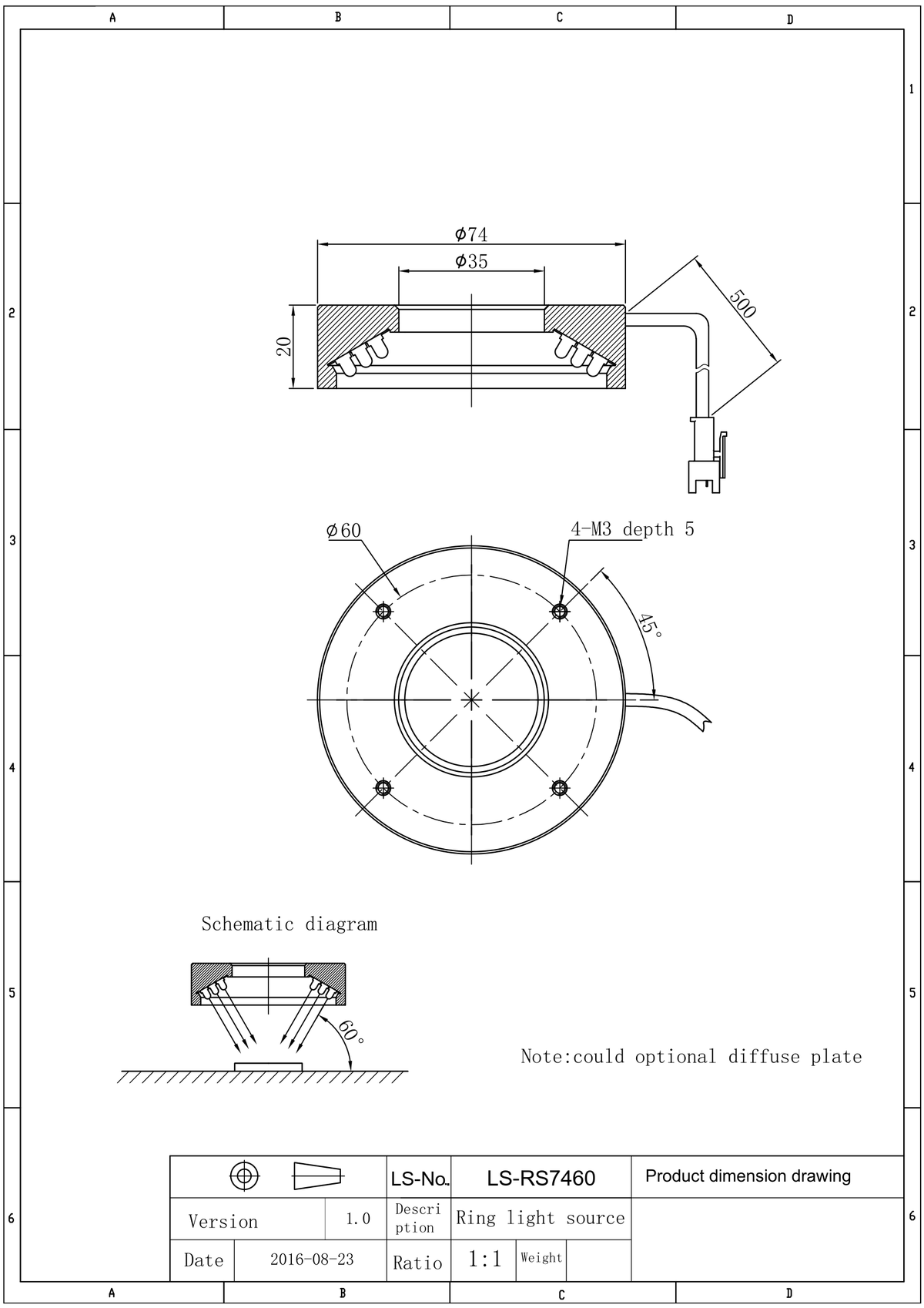 LS-RNG-0343 dimensions (mm)