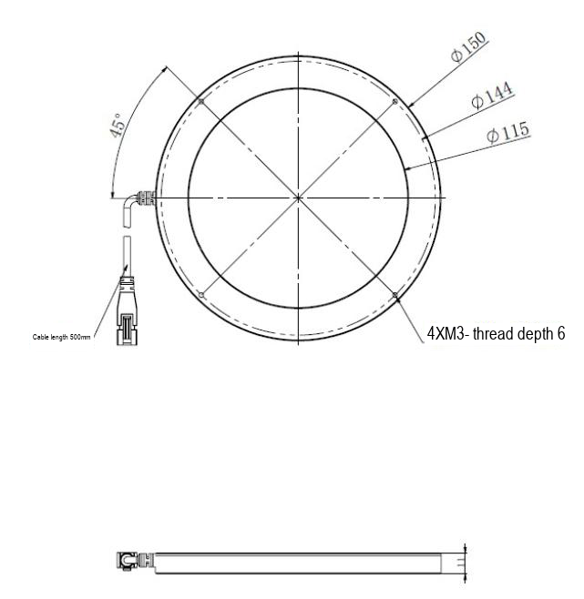 LS-RNG-0108 dimensions (mm)