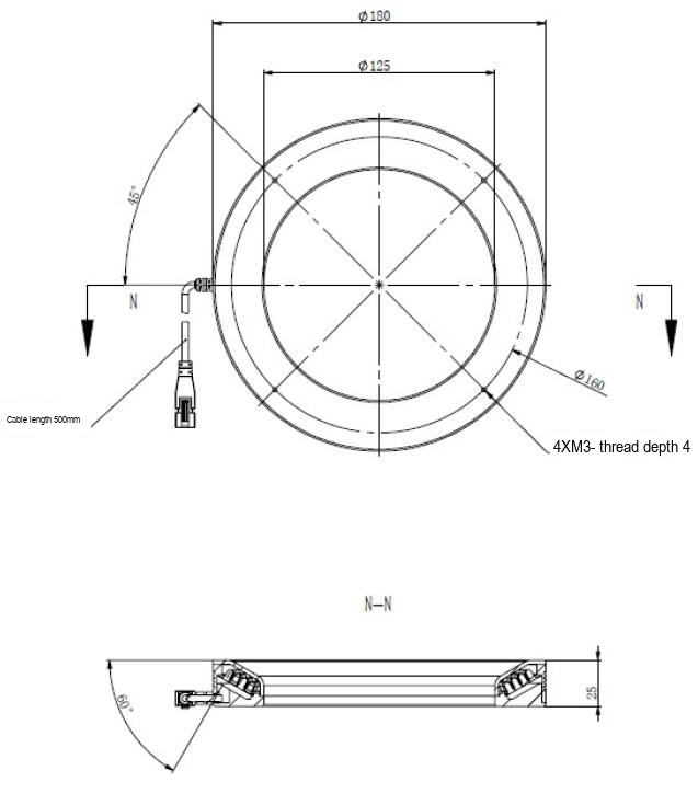 LS-RNG-0153 dimensions (mm)