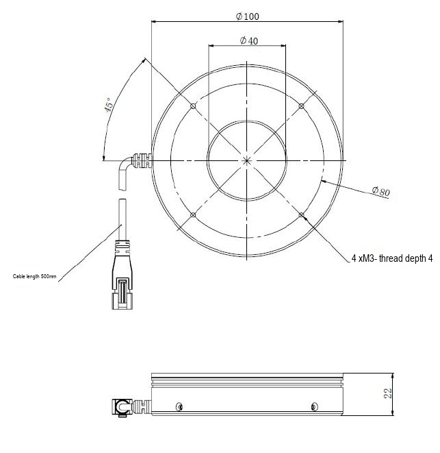 LS-RNG-0141 dimensions (mm)