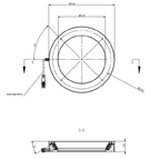 LS-RNG-0155 dimensions (mm)