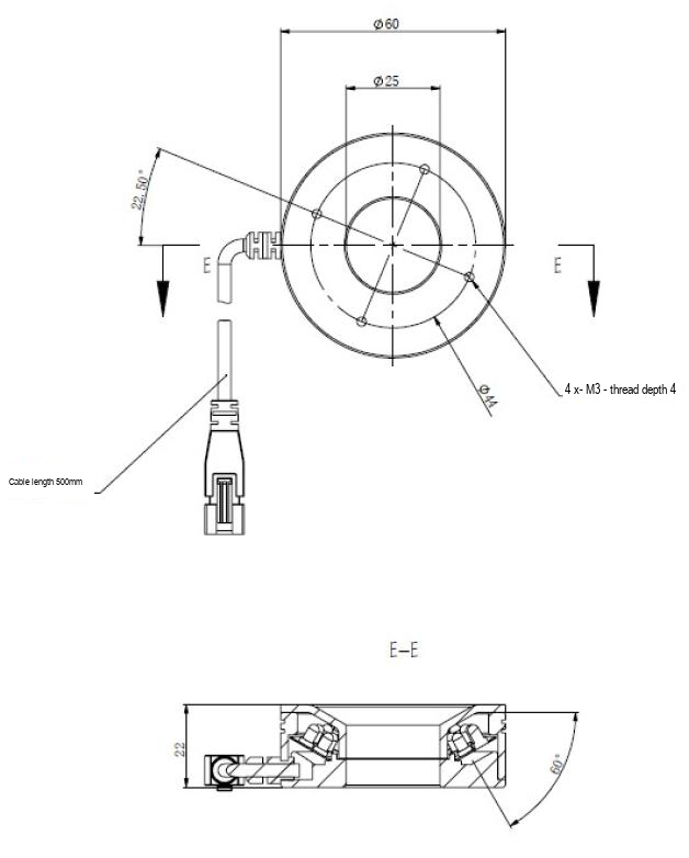 LS-RNG-0127 dimensions (mm)