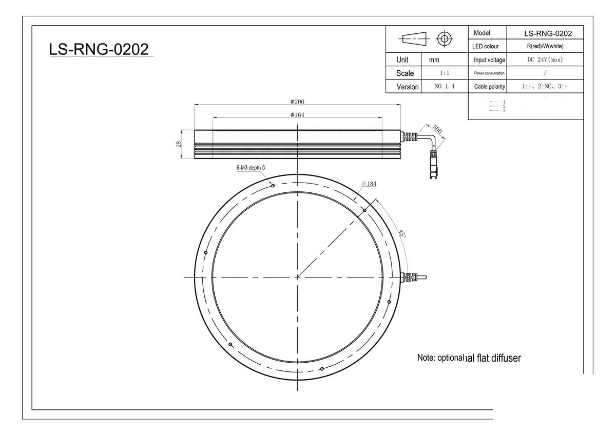 LS-RNG-0202 dimensions (mm)