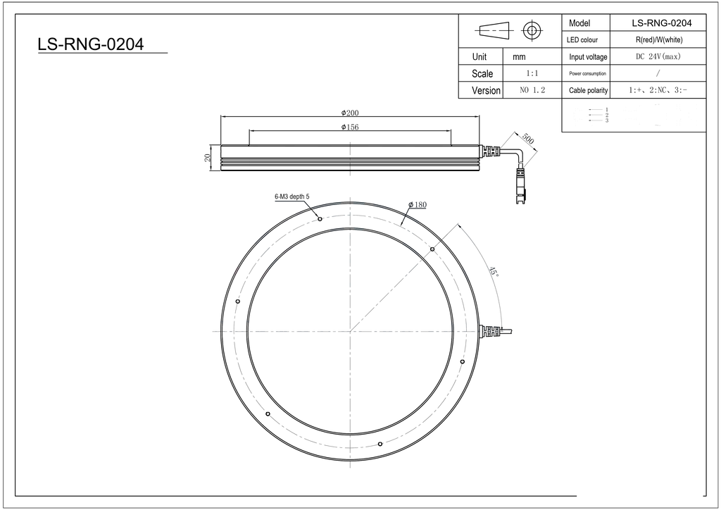 LS-RNG-0204 dimensions (mm)