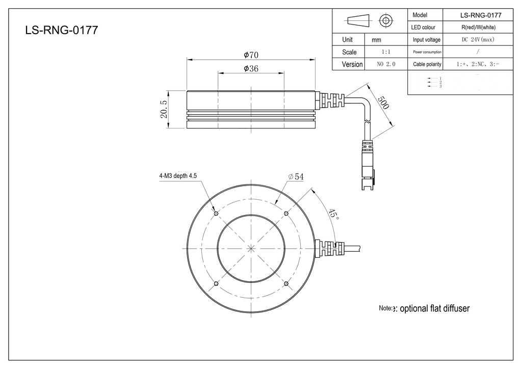 LS-RNG-0177 dimensions (mm)