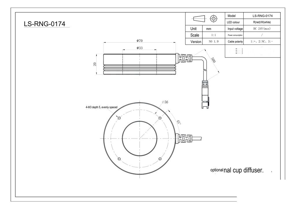 LS-RNG-0174 dimensions (mm)