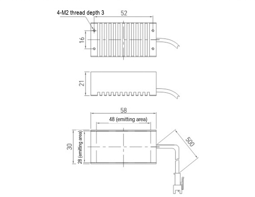 LS-RNG-0583 dimensions (mm)