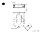 LS-RNG-0601 dimensions (mm)