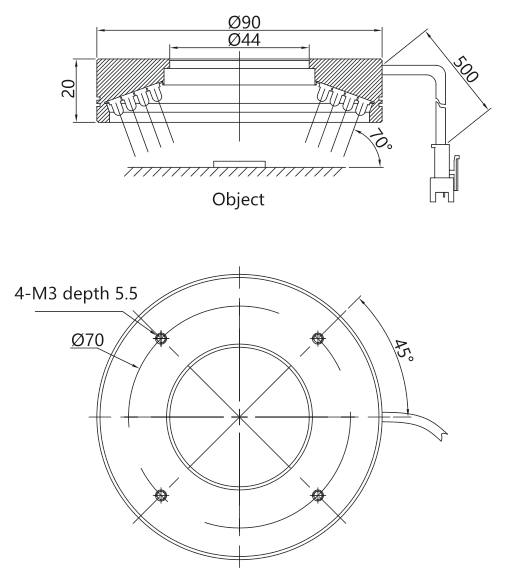 LS-RNG-0804 dimensions (mm)