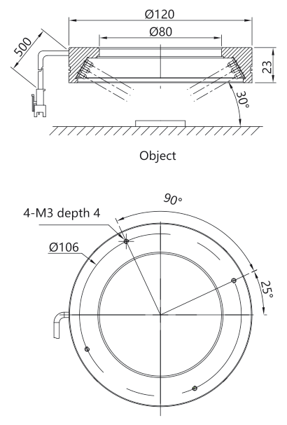 LS-RNG-0809 dimensions (mm)