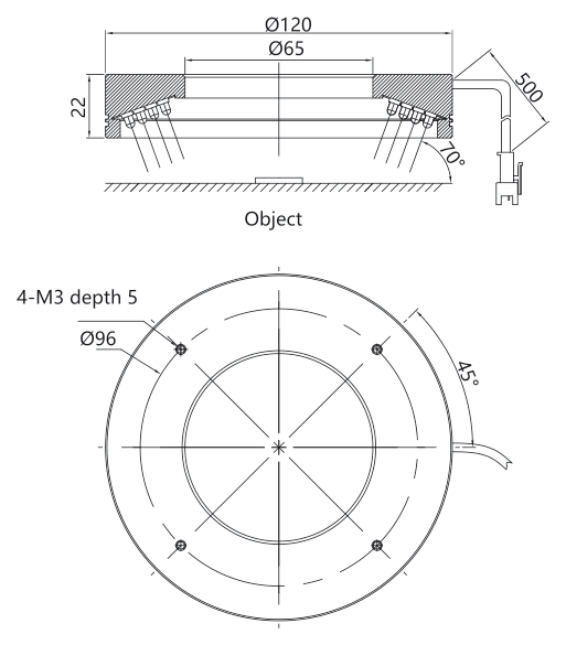 LS-RNG-0810 dimensions (mm)