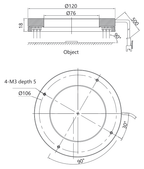 LS-RNG-0812 dimensions (mm)