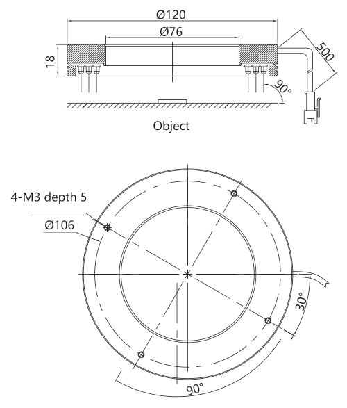 LS-RNG-0812 dimensions (mm)