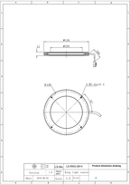 LS-RNG-0814 dimensions (mm)