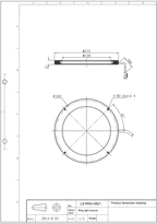 LS-RNG-0821 dimensions (mm)