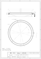 LS-RNG-0830 dimensions (mm)